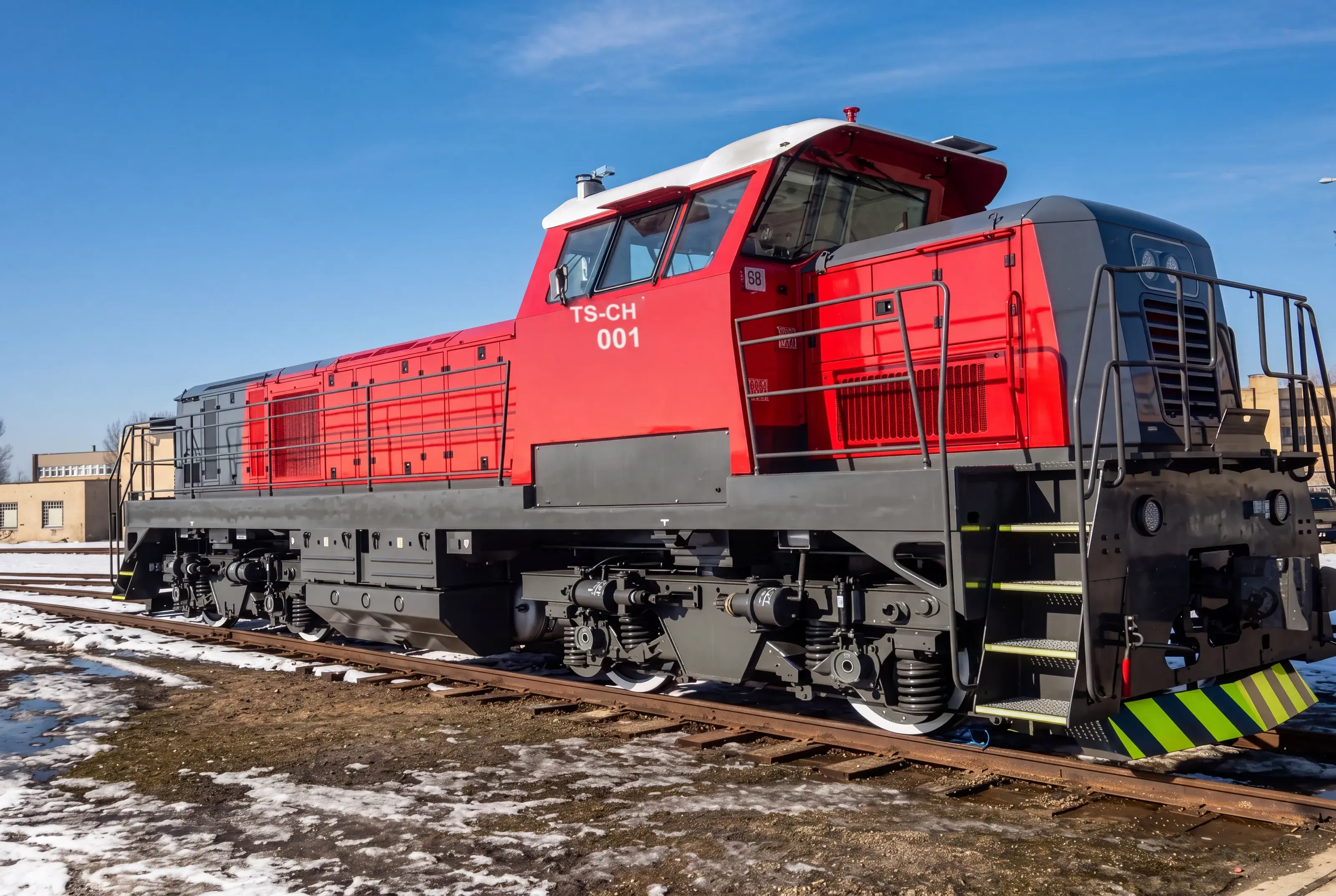 TS-CH shunting diesel locomotive after modernization